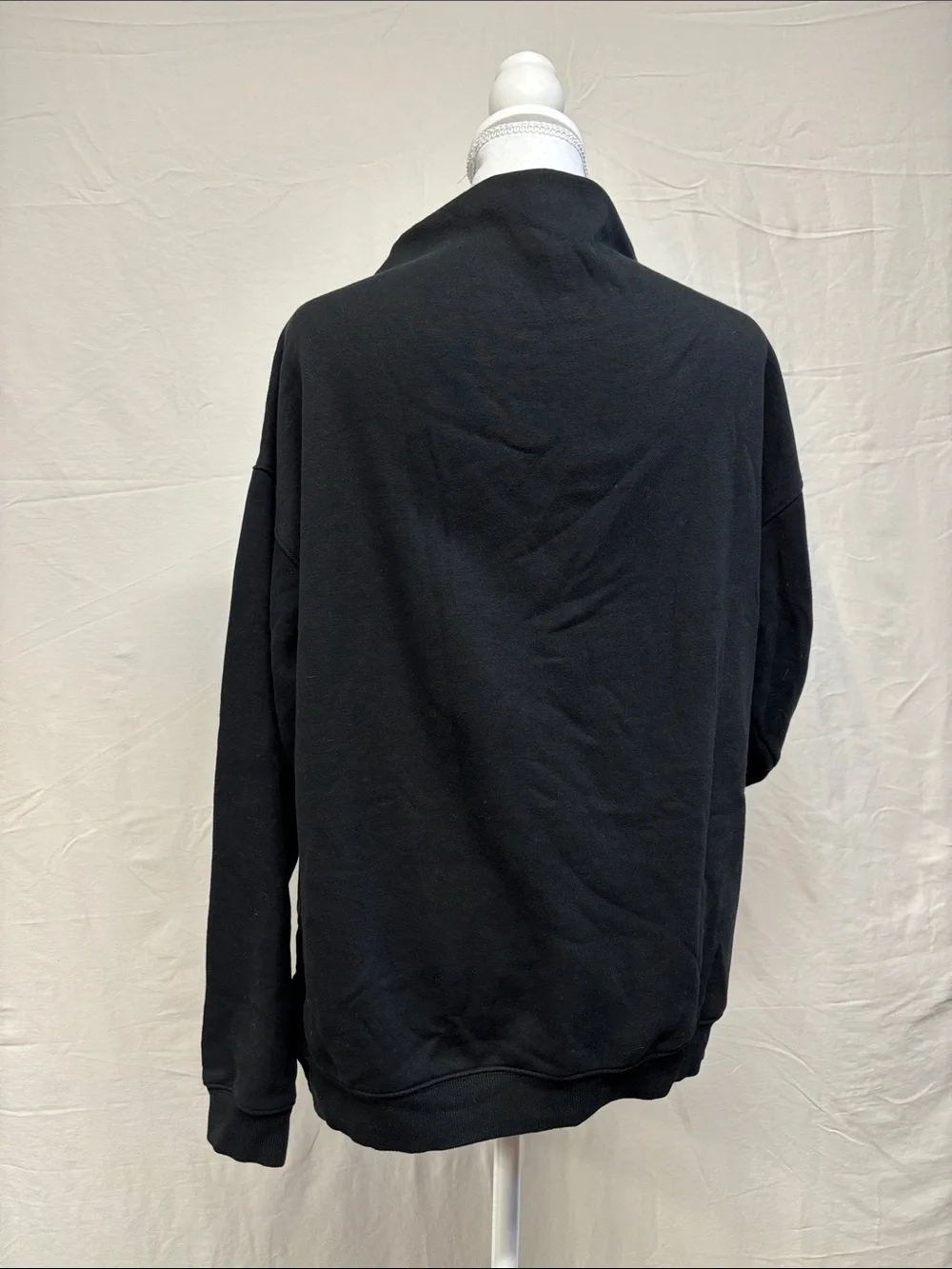 Champion Black Hoodie with Cream Logo and Lavender Laurel - Picture 2 of 6